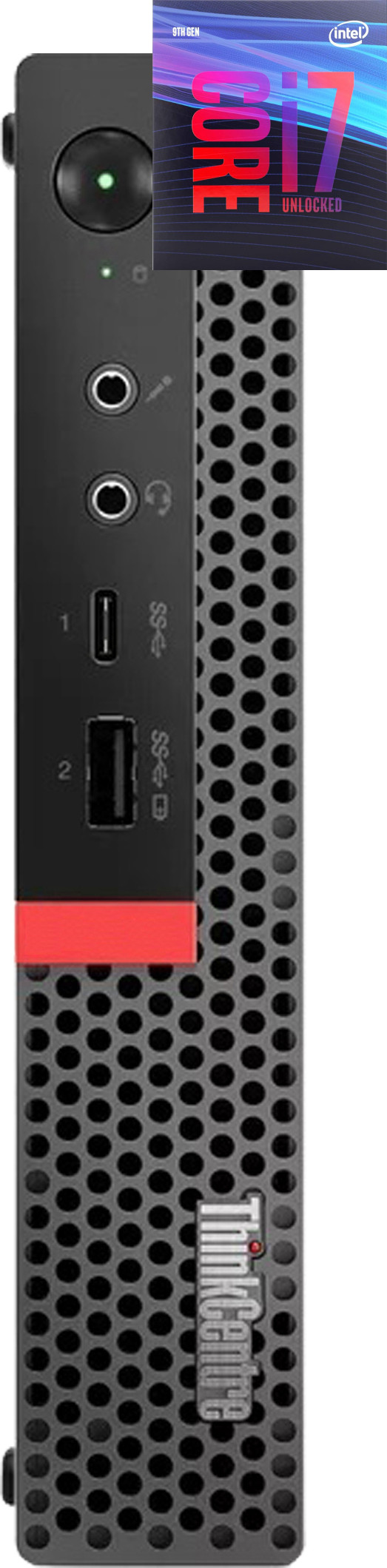 Longan ThinkCentre Tiny PC | Core i7 (9th Gen) [12M Cache, Up to 4.70 GHz] [WRI] Intel® Core™ i7 (9th Gen) [8 Cores, 8 Threads, Upto 4.70 GHz] (32 GB RAM/Integrated Intel® Ultra HD 4K 630 Graphics/1 TB SSD Capacity/Windows 11 Pro) Gaming Tower with MS Office image 1