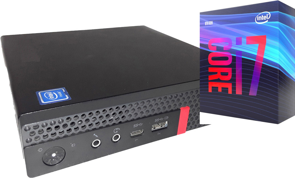 Hayyo ThinkCentre Tiny PC | Core™ i7 (9th Generation) [8 Cores, 8 Threads] [QNY] Intel Core i7 - 9700 Processor [8 Cores, 8 Threads] (32 GB RAM/Integrated Intel® Ultra HD 630 Graphics/1 TB SSD Capacity/Windows 11 Pro) Mid Tower with MS Office image 1