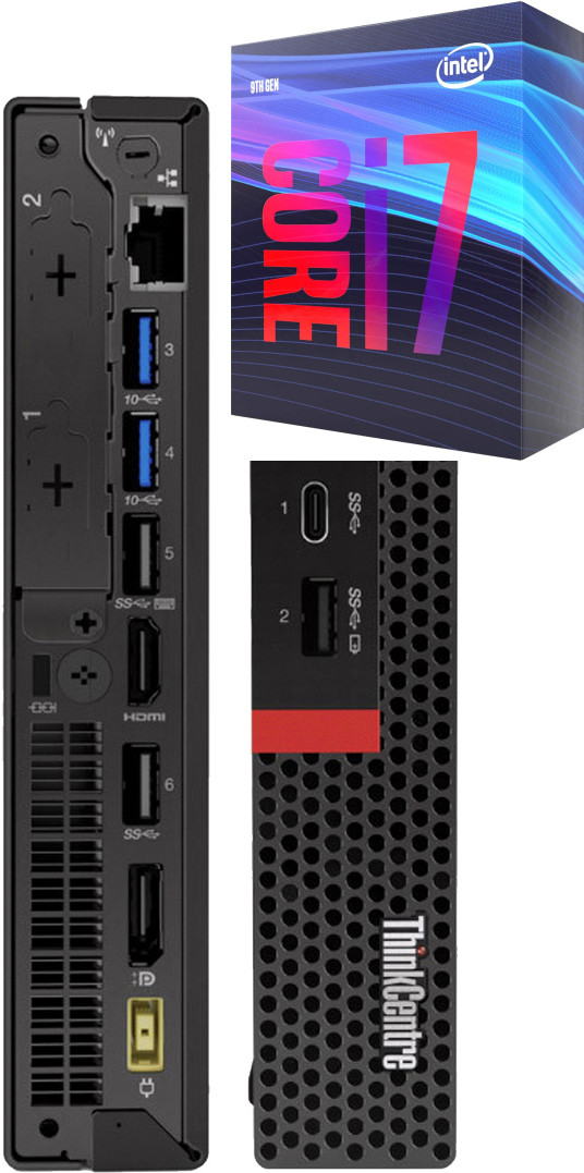 Longan ThinkCentre Mini PC- Core i7 (9th Gen) [8 Cores, 8 Threads, Upto 4.70 GHz] [YUY] Core™ i7 (9th Generation) Processor (32 GB RAM/Intel® UHD 630 Graphics/1 TB SSD Capacity/Windows 11 Pro) Mid Tower with MS Office image 1