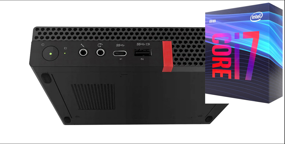 Longan Core™ i7 - 9700 [8 Cores, 8 Threads, 3.00 GHz] | ThinkCentre Tiny PC [WVS] Core i7 (9th Gen) Processor [8 Cores, 8 Threads, 3.00 GHz] (32 GB RAM/Intel® Ultra HD 4K 630 Graphics/1 TB SSD Capacity/Windows 11 Pro) Gaming Tower with MS Office image 1