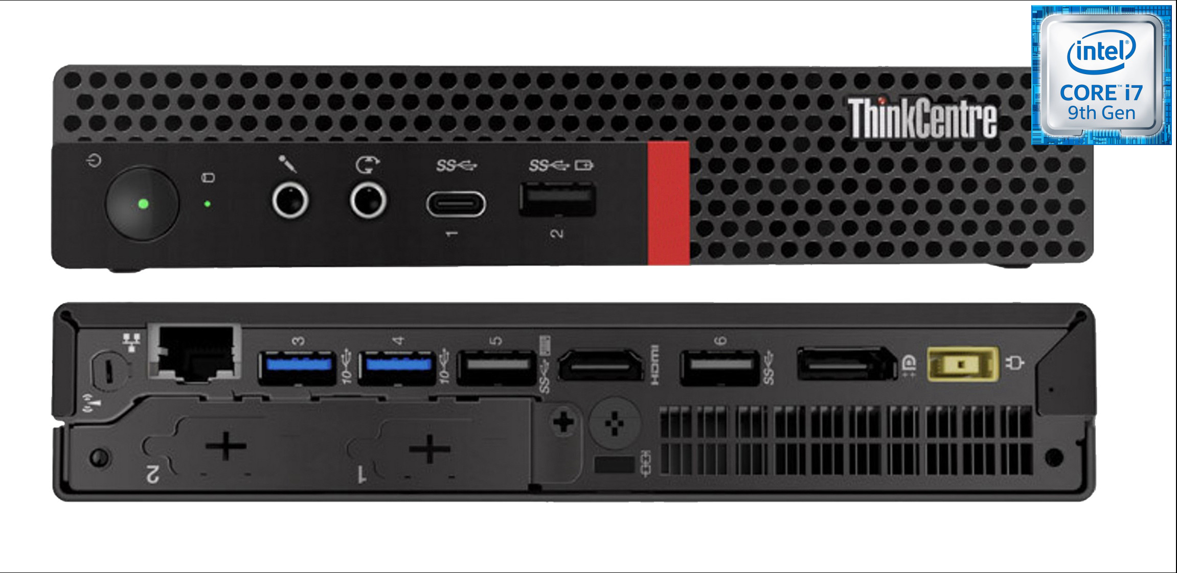 BESTYLISH Core i7 - 9700 Processor [8 Cores, 8 Threads] | ThinkCentre Tiny PC [NJL] Core™ i7 (9th Gen) Processor [12MB Cache, Up to 4.70 GHz] (32 GB RAM/Integrated Intel® Ultra HD 630 Graphics/1 TB SSD Capacity/Windows 11 Pro) Mid Tower with MS Office image 1