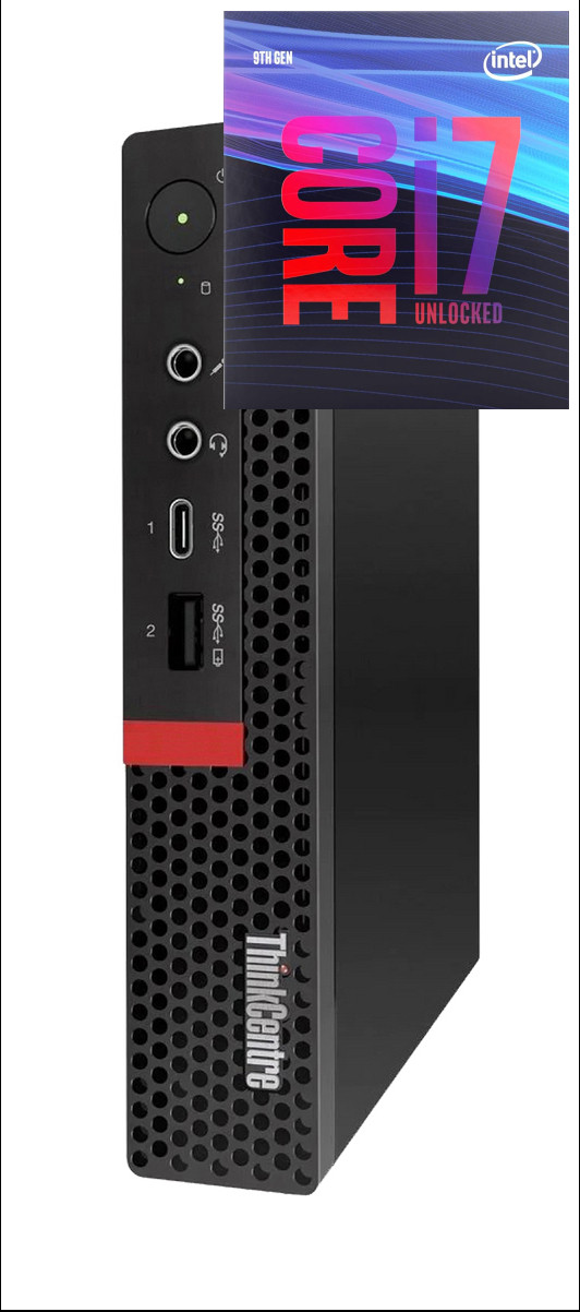 Longan ThinkCentre Tiny Desktop | Core™ i7 - 9700 Octa-Core Processor [QNJ] Core i7 - 9700 [8 Cores, 8 Threads, 3.00 GHz] (32 GB RAM/Integrated Intel® Ultra HD 4K 630 Graphics/1 TB SSD Capacity/Windows 11 Pro) Microtower with MS Office image 1