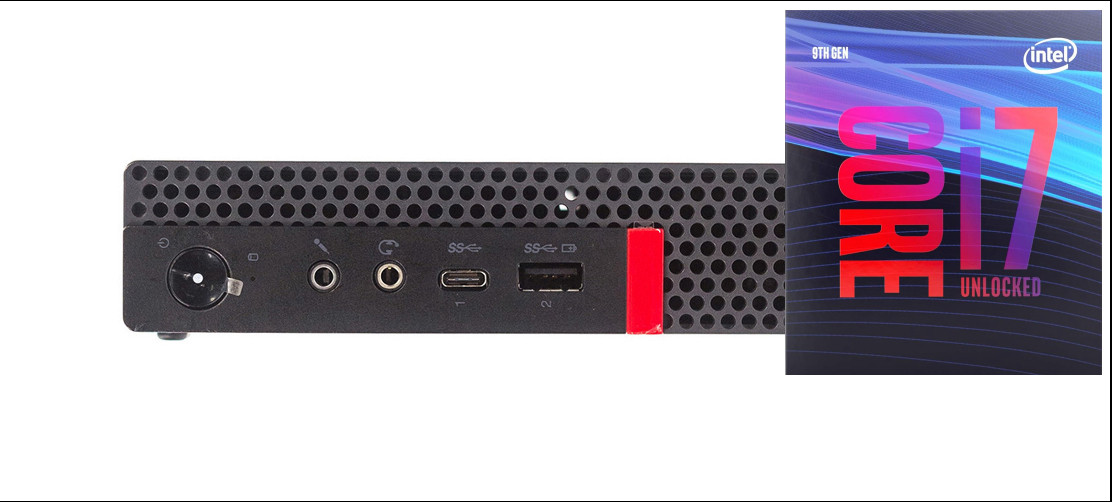 NCS (NIDHI COMPUTER SOLUTIONS) Core™ i7 (9th Gen) Octa-Core Processor | ThinkCentre Mini PC [POI] Core i7 (9th Gen) Octa-Core (32 GB RAM/Integrated Intel® UHD 4K 630 Graphics/1 TB SSD Capacity/Windows 11 Pro) Mid Tower with MS Office image 1