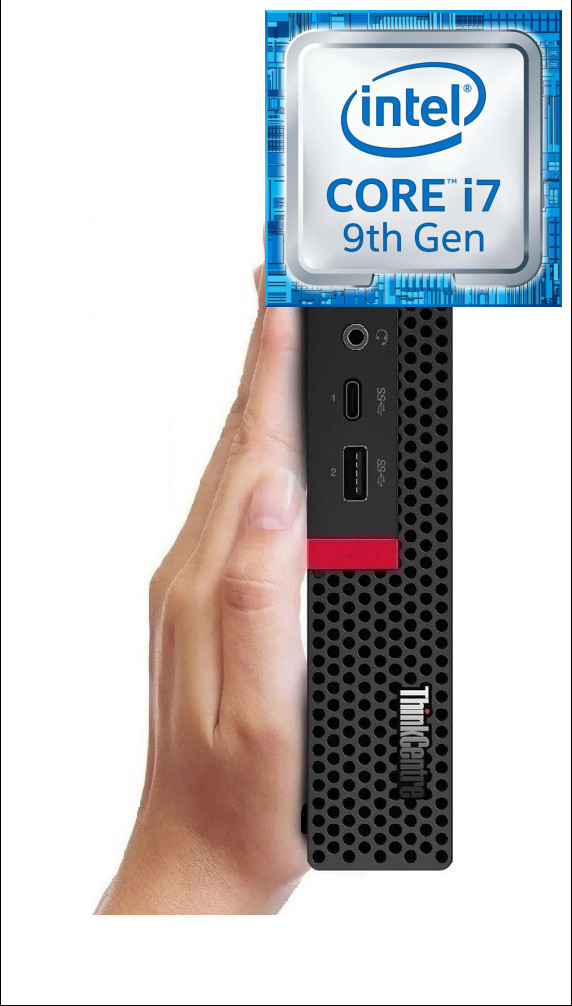 BESTYLISH Core™ i7 - 9700 | ThinkCentre Tiny PC [IDR] Core™ i7 (9th Gen) [12MB Cache, Up to 4.70 GHz] (32 GB RAM/Intel® Ultra HD 630 Graphics/1 TB SSD Capacity/Windows 11 Pro) Mini Tower with MS Office image 1