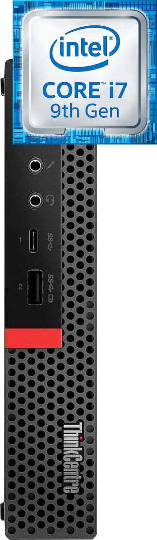 RATNARAJ COMPUTER SYSTEMS ThinkCentre Mini PC | Core™ i7 (9th Gen) [12MB Cache, Up to 4.70 GHz] [MIO] Intel Core i7-9700 [8 Cores, 8 Threads, Upto 4.70 GHz] (32 GB RAM/Integrated Intel® Ultra HD 4K 630 Graphics/1 TB SSD Capacity/Windows 11 Pro) Mini Tower with MS Office image 1