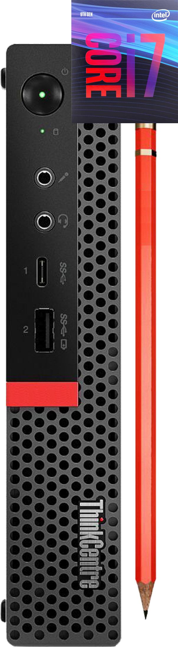 BESTYLISH ThinkCentre Mini Desktop | Core i7-9th Gen [8 Cores, 8 Threads, 3.00 GHz] [FCZ] Core i7-9700 Processor [8 Cores, 8 Threads] (32 GB RAM/Intel® UHD 4K 630 Graphics/1 TB SSD Capacity/Windows 11 Pro) Mini Tower with MS Office image 1