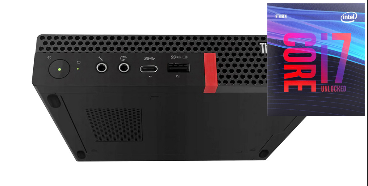 Longan ThinkCentre Tiny PC | Core i7 - 9700 [12M Cache, Up to 4.70 GHz] [XVH] Intel® Core™ i7 - 9700 (32 GB RAM/Intel® Ultra HD 630 Graphics/1 TB SSD Capacity/Windows 11 Pro) Mini Gaming Tower with MS Office image 1