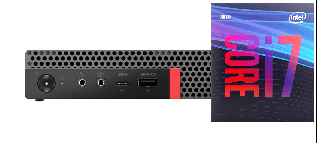 Hayyo Core i7 - 9700 Processor | ThinkCentre Tiny Desktop [URL] Core i7-9700 Octa-Core (32 GB RAM/Integrated Intel® Ultra HD 4K 630 Graphics/1 TB SSD Capacity/Windows 11 Pro) Mid Tower with MS Office image 1