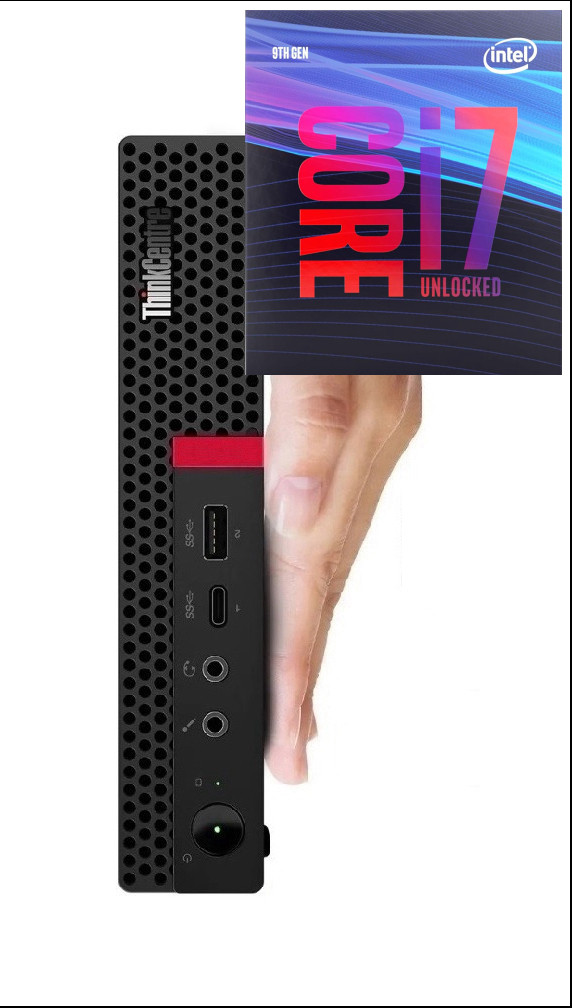 COMPUTER WORLD Core i7 (9th Gen) [8 Cores, 8 Threads] | ThinkCentre Mini Desktop [XUM] - Windows 11 Pro, Intel H310M, Intel® Core™ i7-9700, 32 GB DDR4, 1024 GB SSD Mini PC image 1