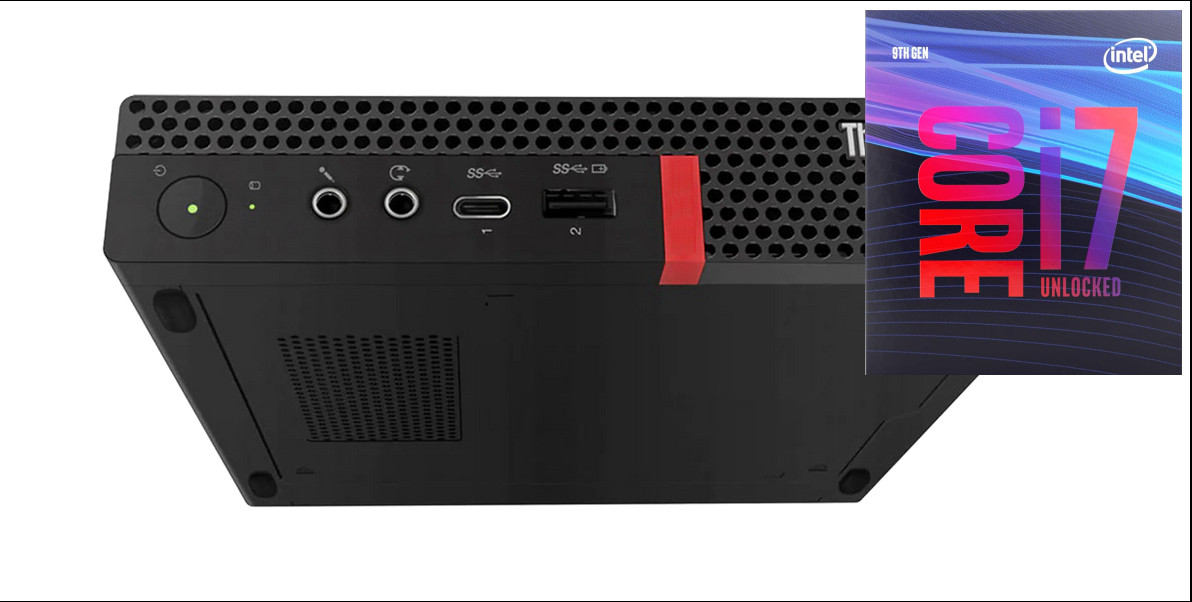 NICE COMPUTERS Core™ i7 - 9700 [8 Cores, 8 Threads, 3.00 GHz] | ThinkCentre Tiny Desktop [CZR] - Windows 11 Pro, Intel H310M, Intel Core i7 - 9700, 32 GB DDR4, 1024 GB SSD Mini PC image 1