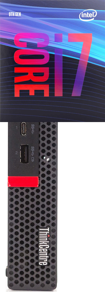 Longan Core™ i7 (9th Generation) Octa-Core Processor | ThinkCentre Tiny Desktop [LJA] Intel® Core™ i7 - 9700 Octa-Core (32 GB RAM/Integrated Intel® UHD 4K 630 Graphics/1 TB SSD Capacity/Windows 11 Pro) Microtower with MS Office image 1