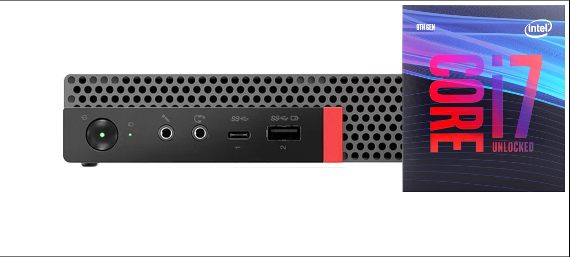 Longan ThinkCentre Mini Desktop | Core i7 (9th Gen) Octa-Core [NKR] Core™ i7 - 9700 [12MB Cache, Up to 4.70 GHz] (32 GB RAM/Integrated Intel® UHD 630 Graphics/1 TB SSD Capacity/Windows 11 Pro) Gaming Tower with MS Office image 1