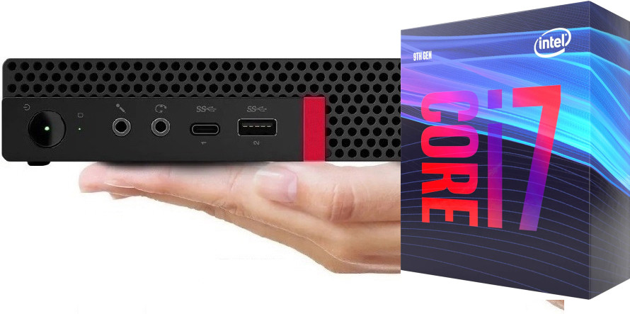 Longan Core™ i7 - 9700 Processor [8 Cores, 8 Threads] | ThinkCentre Tiny PC [QNS] Core i7-9700 Processor (32 GB RAM/Intel® Ultra HD 4K 630 Graphics/1 TB SSD Capacity/Windows 11 Pro) Microtower with MS Office image 1