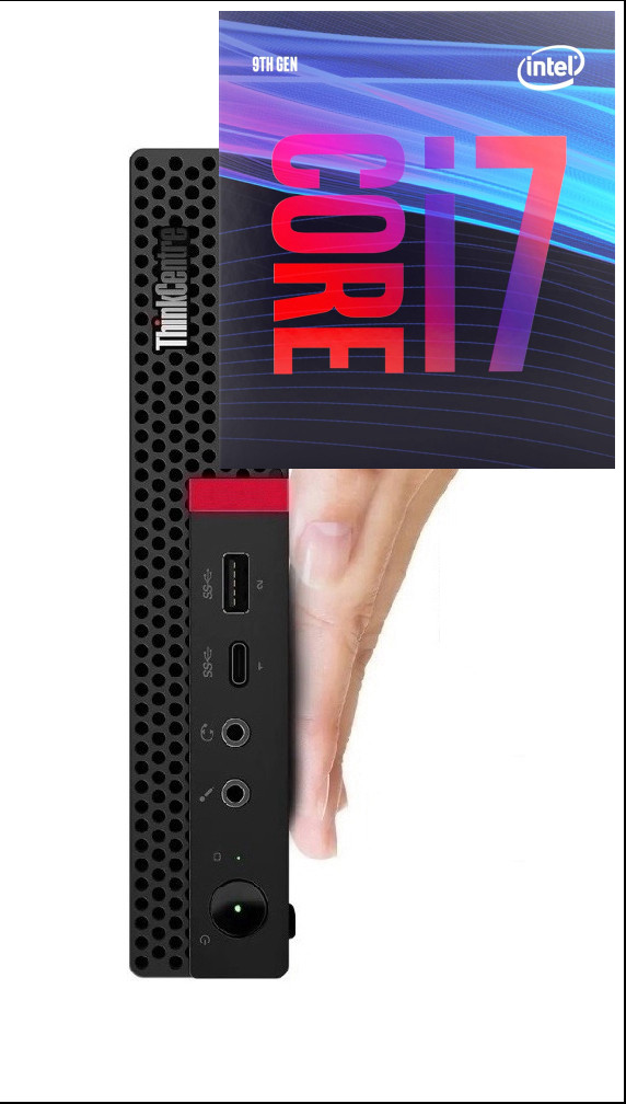 Hayyo ThinkCentre Tiny Desktop | Core i7 - 9700 Processor [8 Cores, 8 Threads] [VRO] Intel® Core™ i7 (9th Gen) Processor [8 Cores, 8 Threads] (32 GB RAM/Intel® Ultra HD 4K 630 Graphics/1 TB SSD Capacity/Windows 11 Pro) Microtower with MS Office image 1