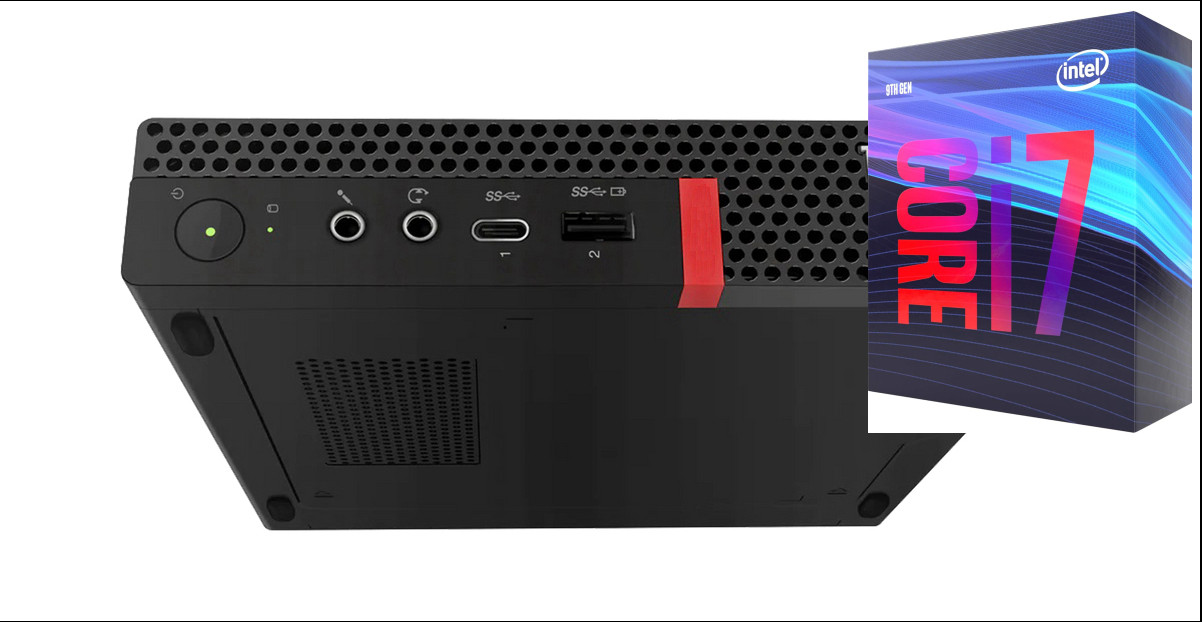 COMPUTER WORLD ThinkCentre Mini PC | Core™ i7-9700 [8 Cores, 8 Threads, 3.00 GHz] [YUC] Intel Core i7 - 9700 Octa-Core Processor (32 GB RAM/Integrated Intel® UHD 630 Graphics/1 TB SSD Capacity/Windows 11 Pro) Mid Tower with MS Office image 1
