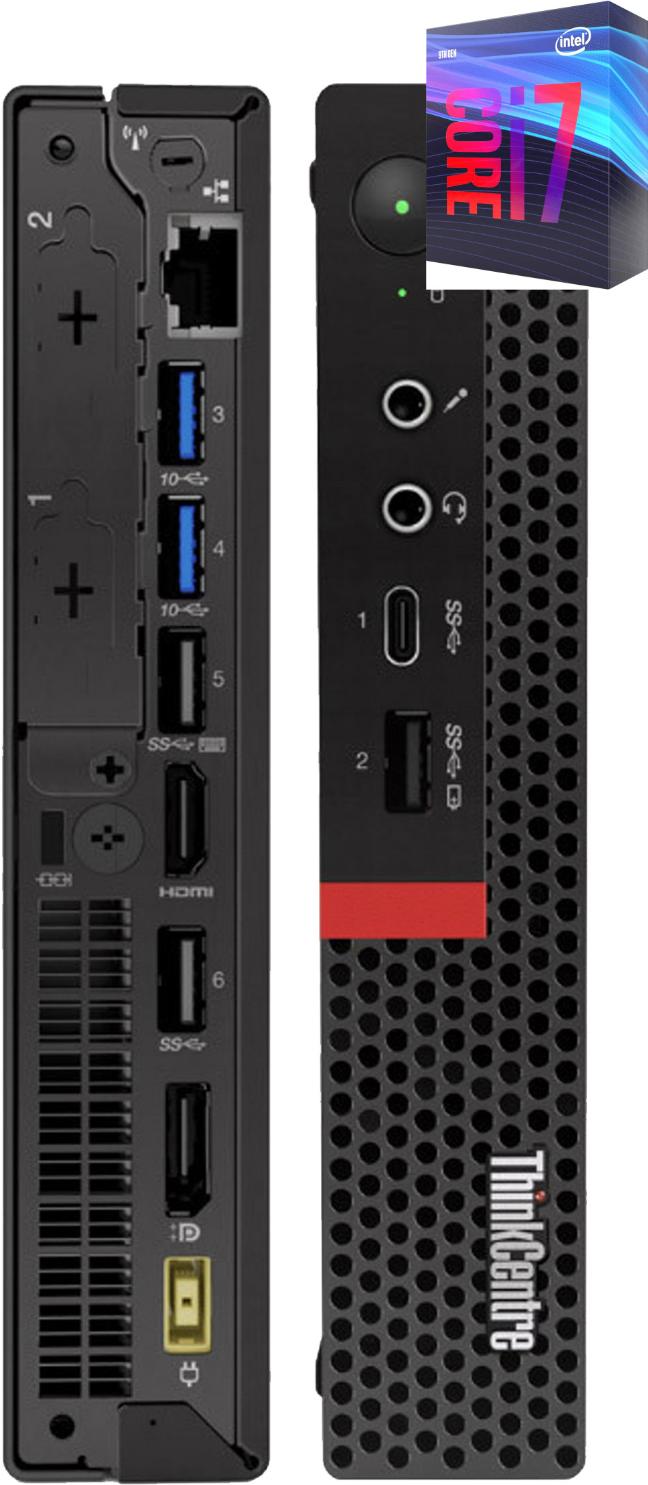 BESTYLISH ThinkCentre Tiny Desktop | Core i7 - 9700 [12M Cache, Up to 4.70 GHz] [DZG] Intel® Core™ i7-9700 [8 Cores, 8 Threads, Upto 4.70 GHz] (32 GB RAM/Intel® Ultra HD 4K 630 Graphics/1 TB SSD Capacity/Windows 11 Pro) Mini Gaming Tower with MS Office image 1