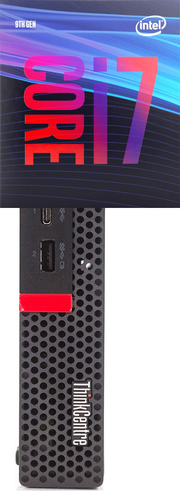 Longan Core™ i7 - 9700 Processor | ThinkCentre Tiny PC [AVK] Intel® Core™ i7 (9th Generation) Processor [12MB Cache, Up to 4.70 GHz] (32 GB RAM/Intel® Ultra HD 630 Graphics/1 TB SSD Capacity/Windows 11 Pro) Microtower with MS Office image 1