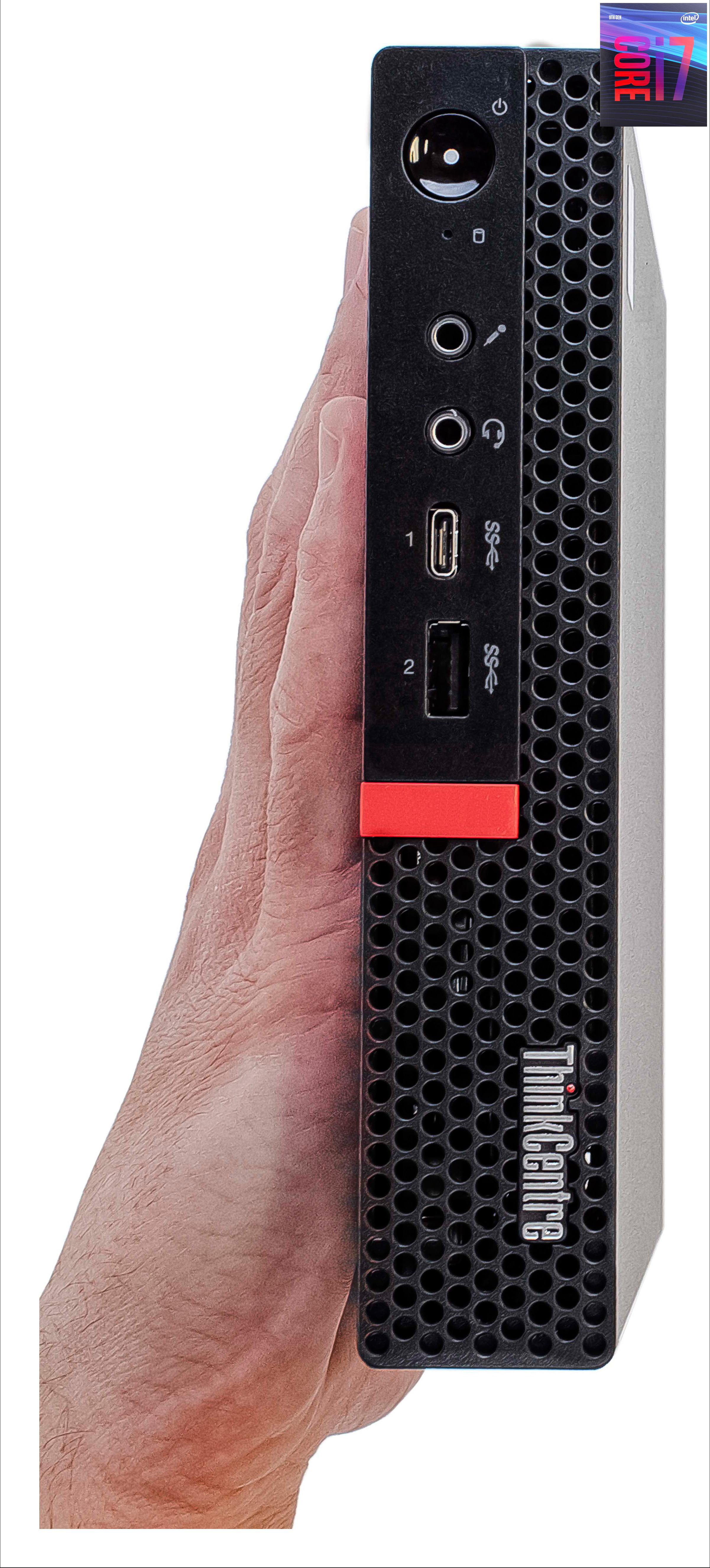 Longan ThinkCentre Tiny Desktop | Core™ i7 - 9700 [8 Cores, 8 Threads] [CZL] Intel Core i7 (9th Generation) Processor (32 GB RAM/Integrated Intel® Ultra HD 4K 630 Graphics/1 TB SSD Capacity/Windows 11 Pro) Mini Gaming Tower with MS Office image 1