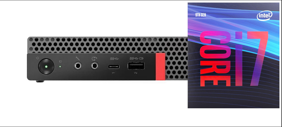 Longan ThinkCentre Mini Desktop | Core™ i7-9700 [LGB] Intel® Core™ i7-9700 [12MB Cache, Up to 4.70 GHz] (32 GB RAM/Integrated Intel® UHD 4K 630 Graphics/1 TB SSD Capacity/Windows 11 Pro) Gaming Tower with MS Office image 1