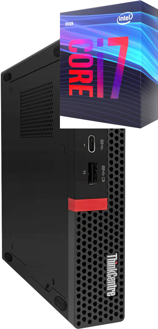 Longan Core i7 (9th Generation) | ThinkCentre Tiny Desktop [ZXT] Core™ i7-9700 Processor (32 GB RAM/Integrated Intel® UHD 4K 630 Graphics/1 TB SSD Capacity/Windows 11 Pro) Microtower with MS Office image 1