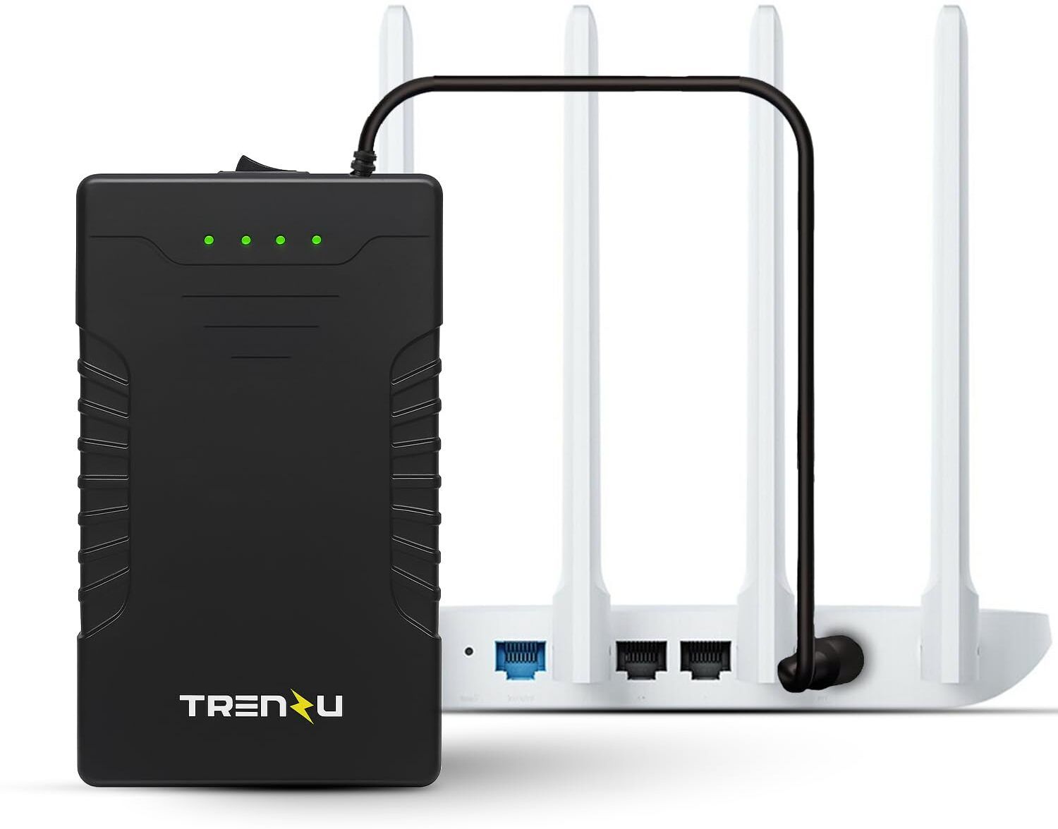 PLUTLO Mini UPS for WiFi Router | 12V 6000mAh Battery | Up to 5 Hours Power Backup Power Backup for Router-image-38