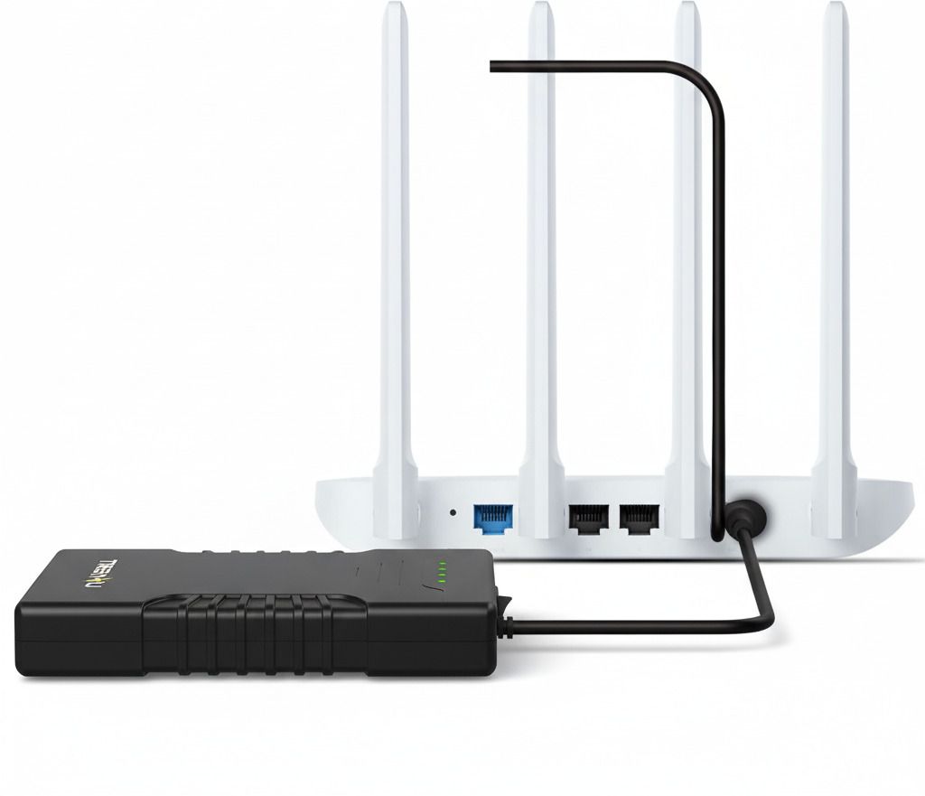 Trenzu Mini UPS for WiFi Router | 6600mAh Battery Backup | Up to 6 Hours Power Backup Power Backup for Router-image-39