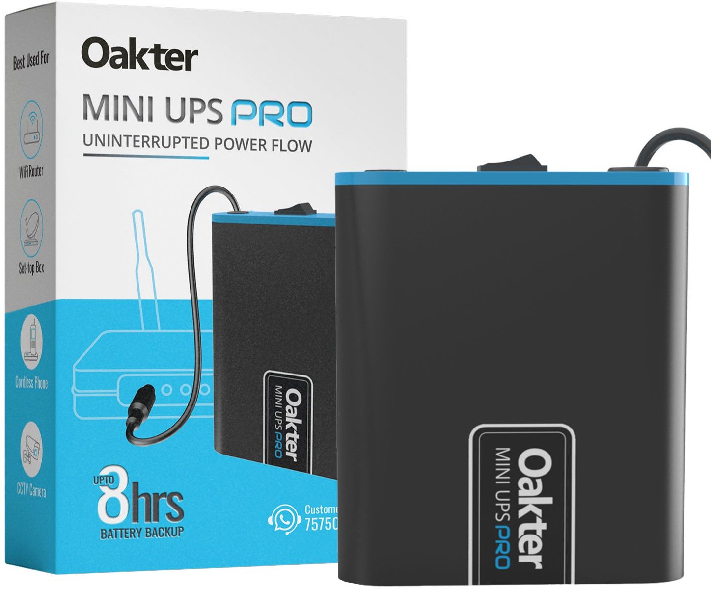 Oakter Mini UPS PRO Power Backup for Router-picture-14