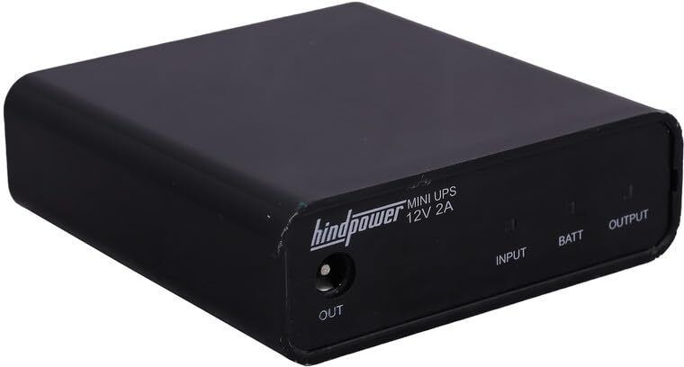Hindpower Mini UPS Pro Edition – 12V 2A | High-Capacity Battery Power Backup for Router