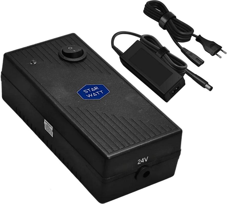 STARWATT 24V 1A Mini UPS Pro | 6x 2600 mAh (15700mAh) Battery | 3-6 Hours Power Backup for Router-image-18