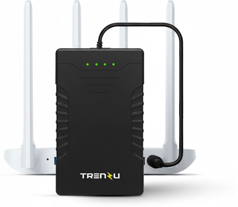 Trenzu UPS for Router | 6600mAh Battery | 6 Hours Backup | Smart Mini UPS Device Power Backup for Router-picture-19