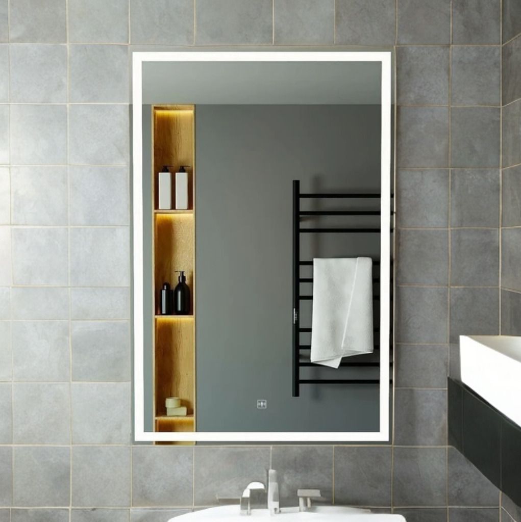 LED RECTANGULAR 24 * 18 Inch Wall MirrOR Bathroom Mirror-image-21