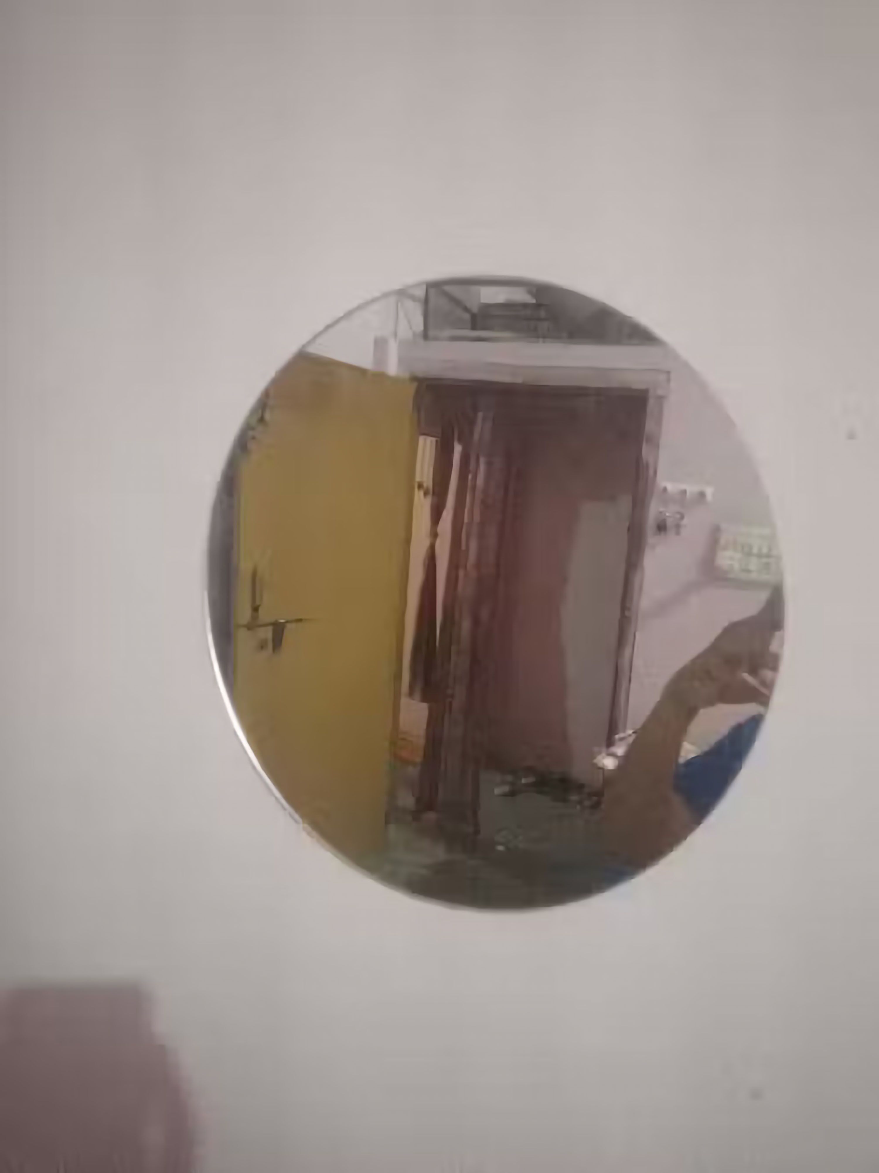 saini darpan Elegant Designer Mirror for Makeup Vanity and Bedroom 12Inch No Drill Required Bathroom Mirror-picture-20