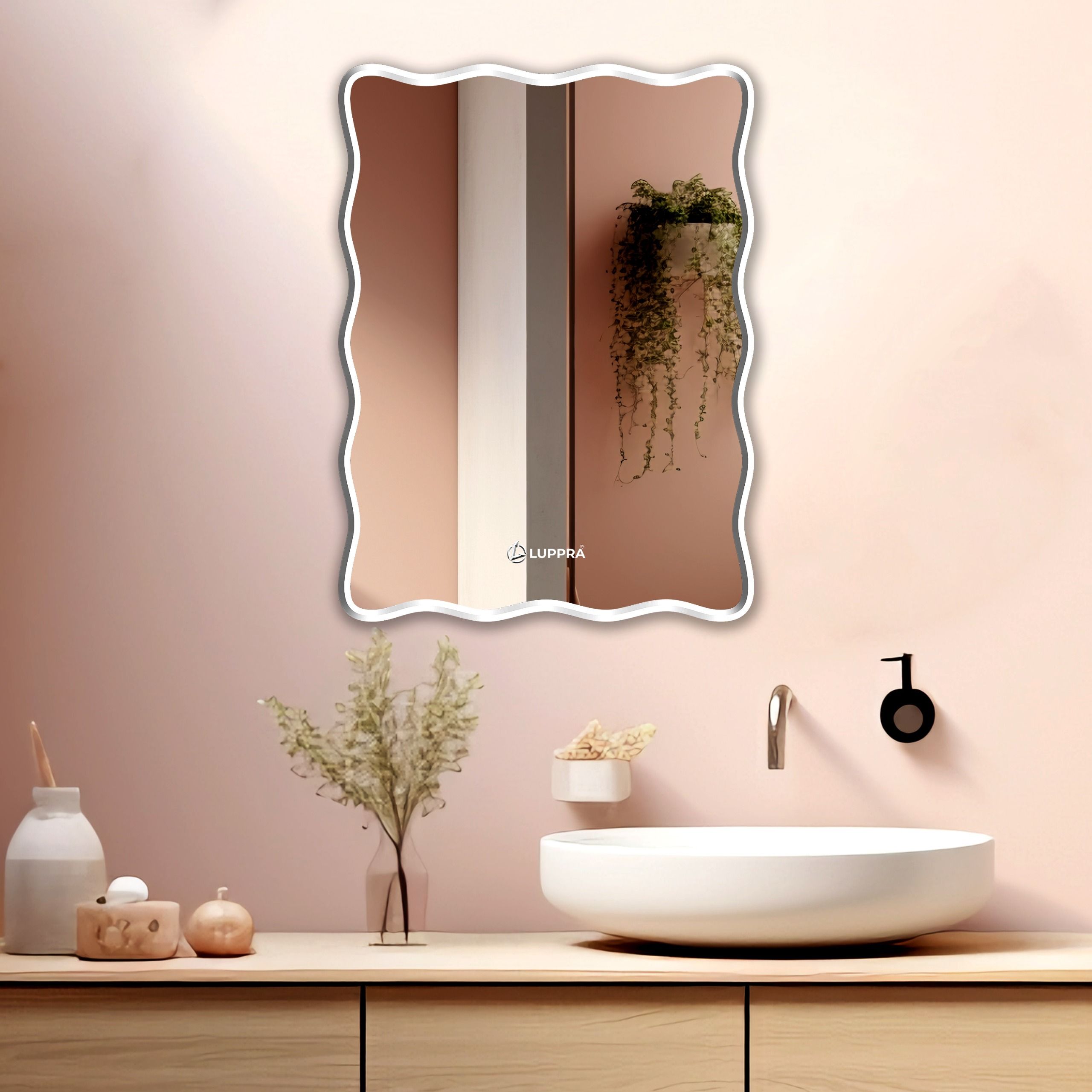 krelix Rectengalr mirror 5mm Glass Bathroom Mirror-picture-11