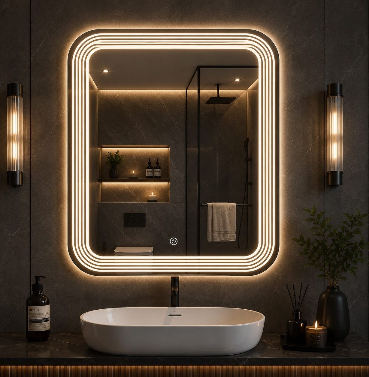 mofaro MOF LINEA SQUARE 20 IN/2026 Bathroom Mirror-picture-41