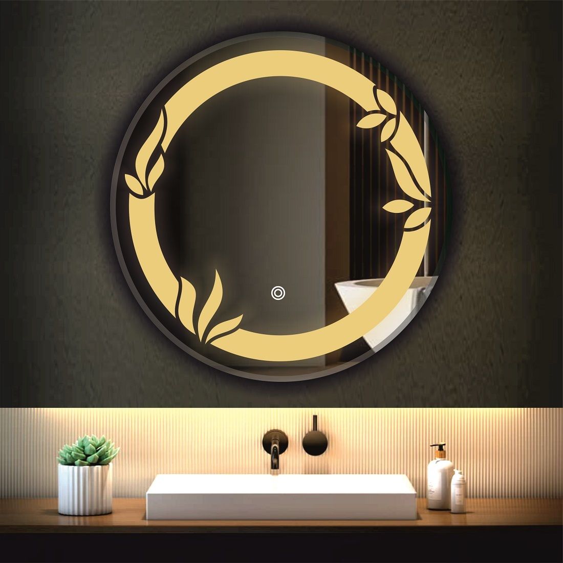 infusion dekors 18 x 18-Charpti Led Bathroom Mirror-picture-37