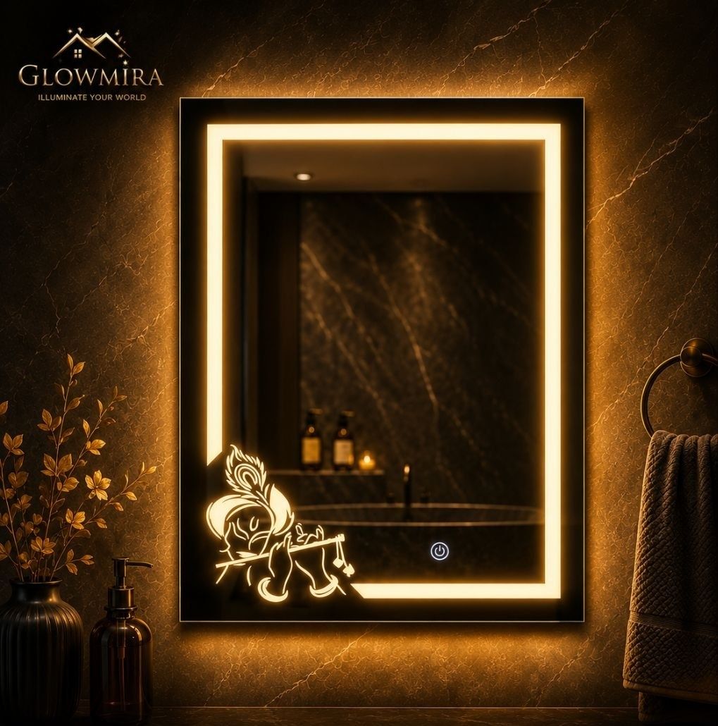 18"x24" LIGHT Wall Mirror with Sensor for Home Decor Mirror Bathroom Mirror-image-35