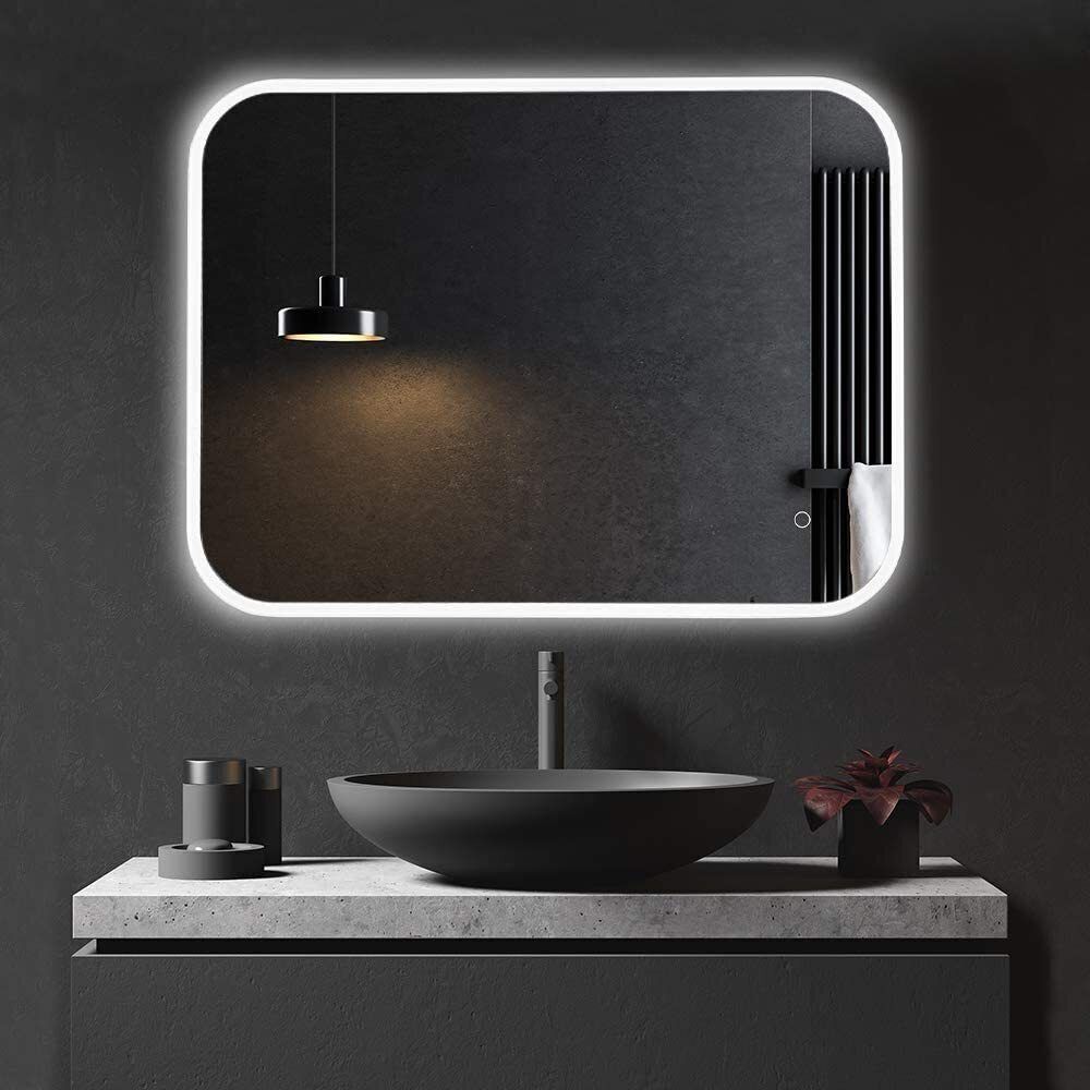 khushi decors Led Mirror with Light Bathroom Wall Decor Makeup Room 18x24 Inch LT25 Bathroom Mirror-picture-13