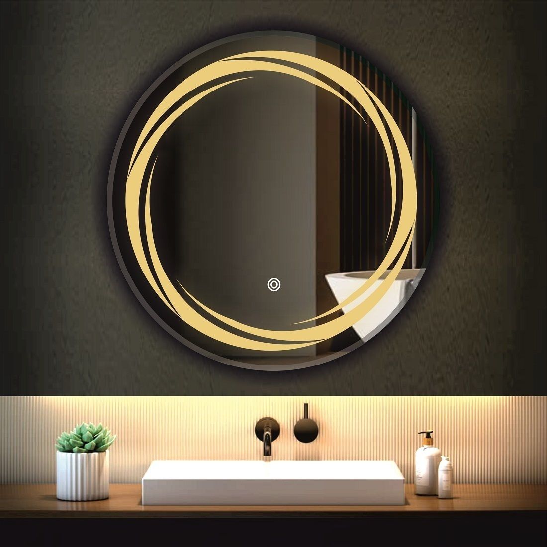 khushi decors 18 x 18 - Bhavander Led Bathroom Mirror-picture-26