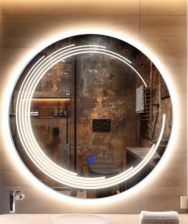 mofaro LED MIROR 18"X18" INCH WITH THREE COLOR LIGHT AND TOUCH SENSOR F5 Bathroom Mirror-picture-27