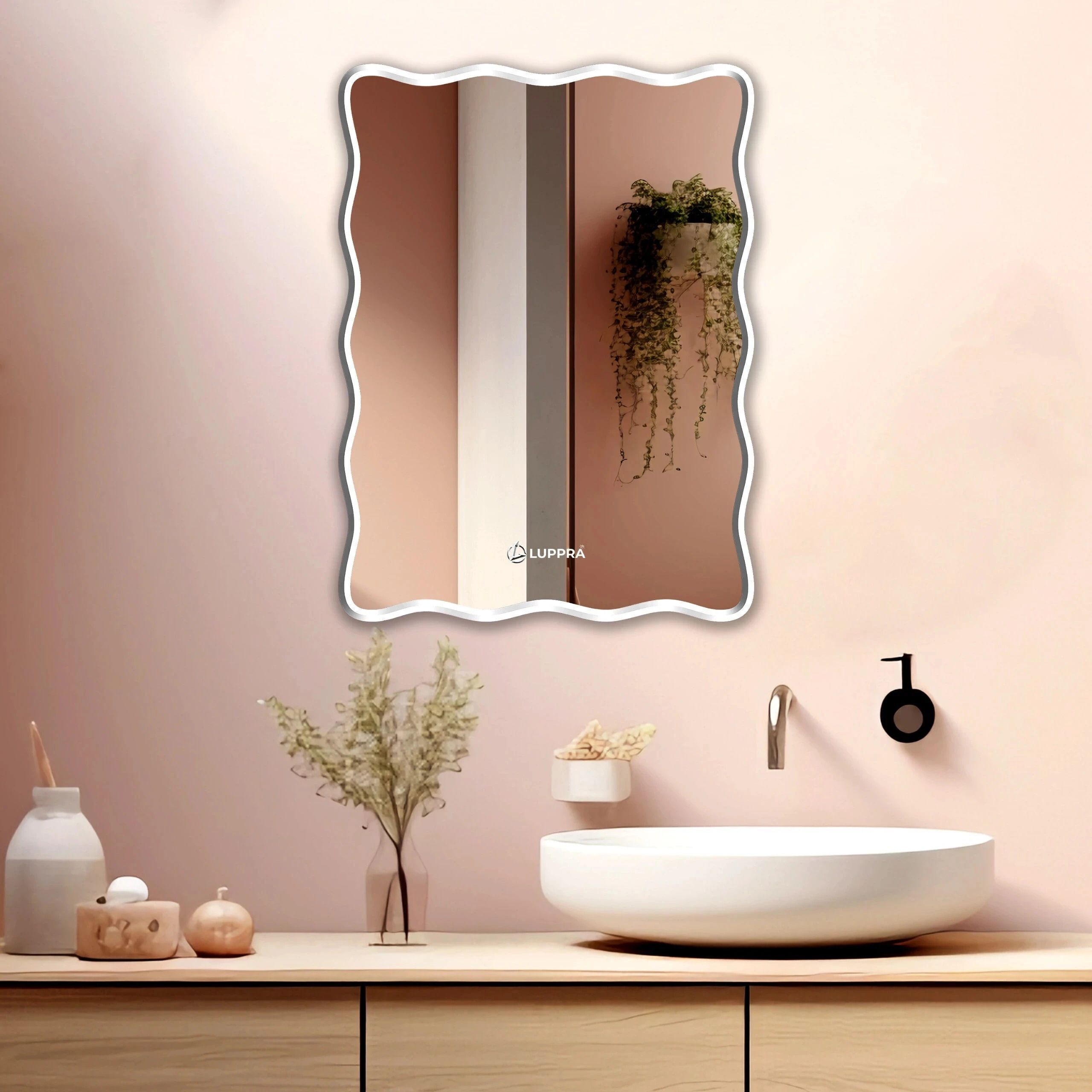 luppra Frameless Mirror with Beveled Edges – 5mm Glass, 18x24 Inch Bathroom Mirror-picture-48