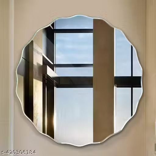 Round Cut 12x12 Inch Bathroom Mirror decorative Bathroom Mirror-image-12