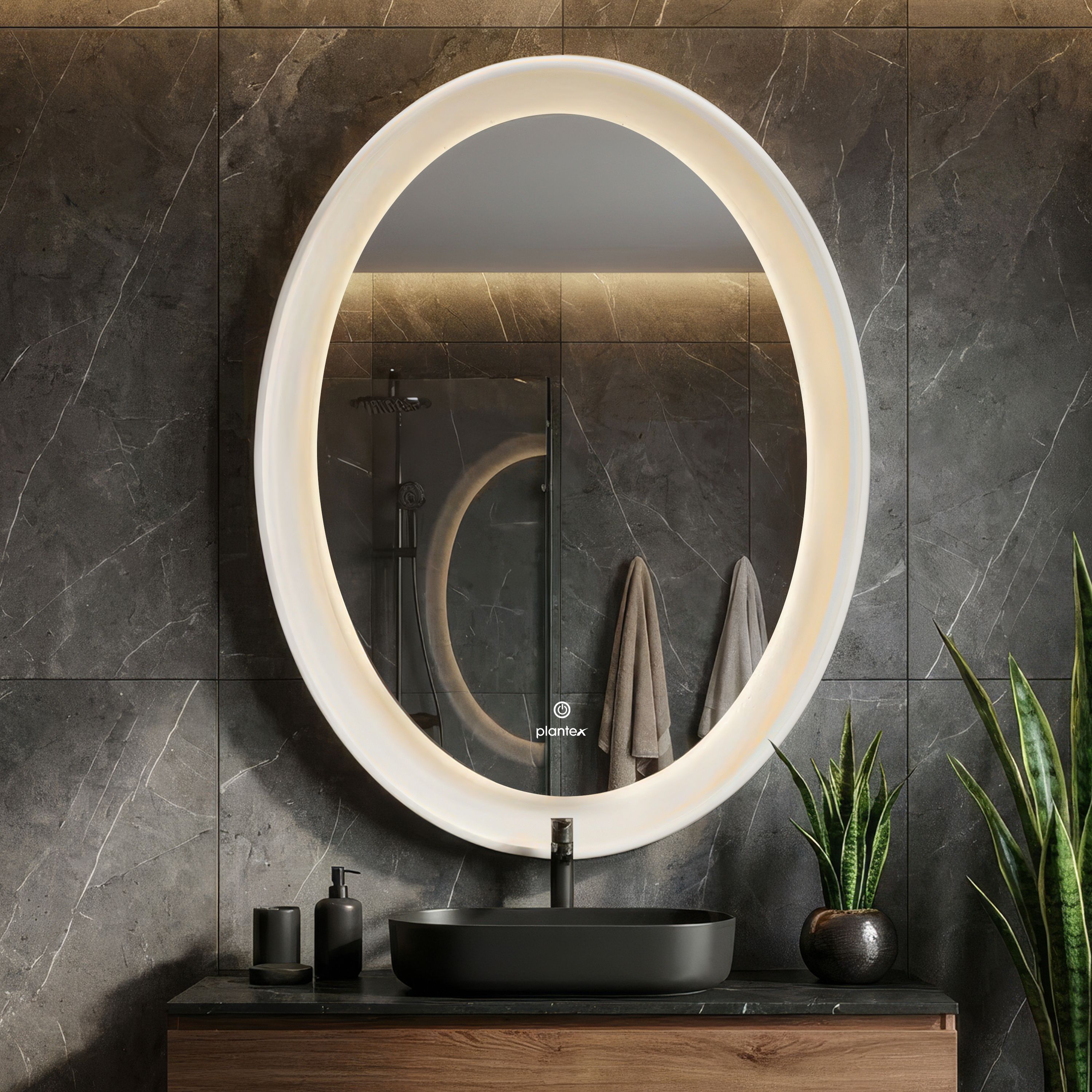 Designer Mirror for Living Room/LED Bathroom Mirror/Dressing Room-(32x24 Inch) Bathroom Mirror-image-42
