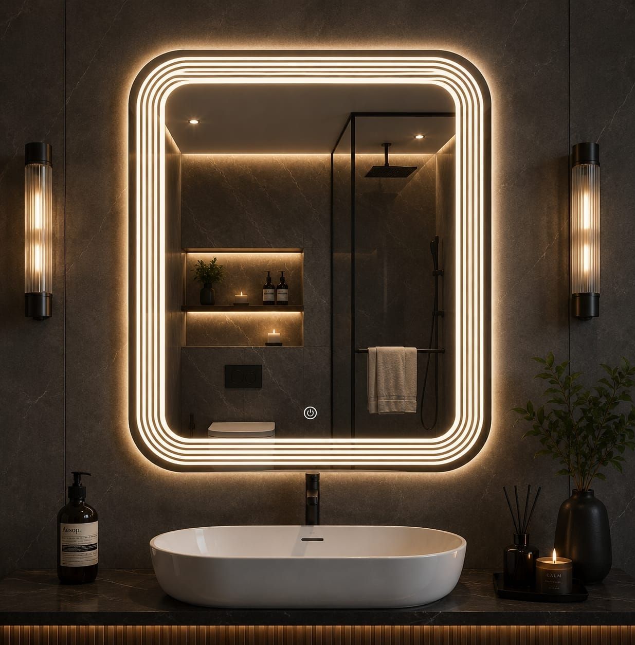mofaro MOF LINEA SQUARE 20IN- 2026 Bathroom Mirror-picture-1