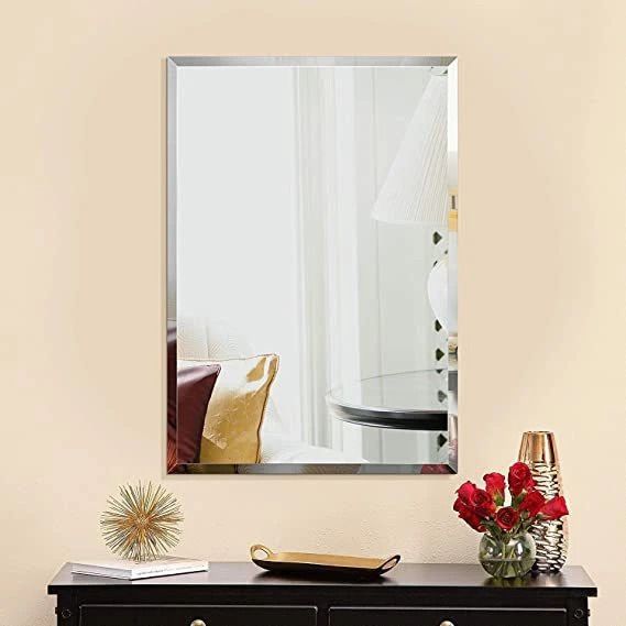 12" INCH X 18" INCH RECTANGLE MIRROR. PERFECT FOR ANY WALL.-1 Bathroom Mirror-image-26