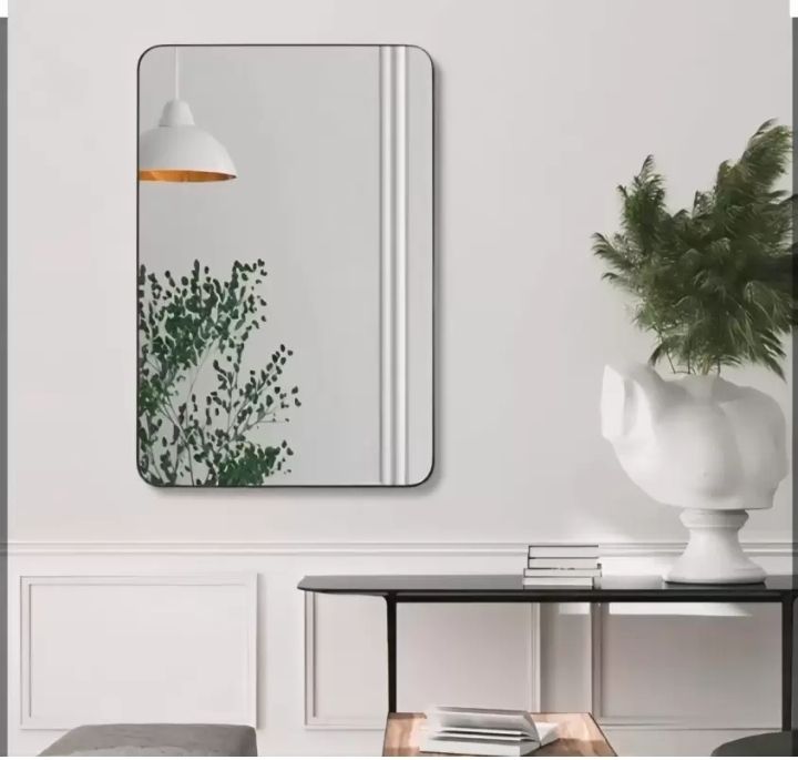 satish 12" x 18" Inch Rectangular Mirror F_D Decorative Mirror..4mm Bathroom Mirror-picture-11