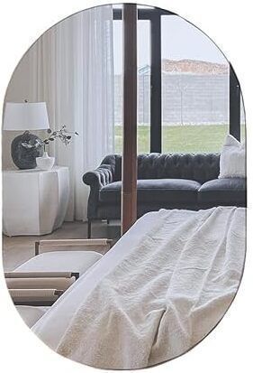 krelix 12 × 18 in Capsule Frameless Wall Mirror_38 Bathroom Mirror-picture-19