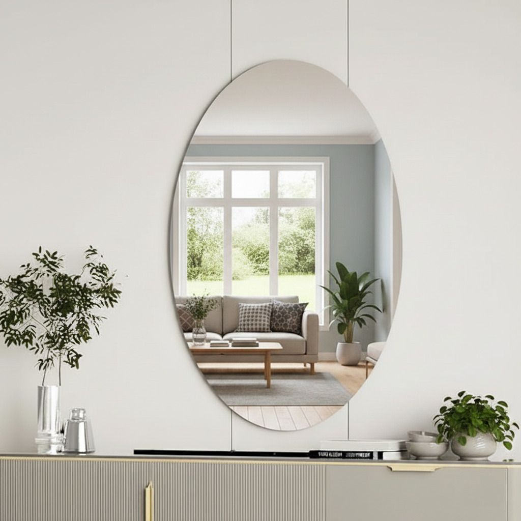 12x18 Inch Oval Wall Mirror Bathroom Mirror-image-17