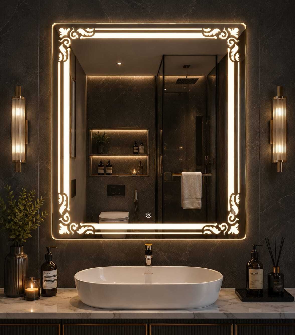 mofaro LED SQUARE MIROR Bathroom Mirror-picture-20