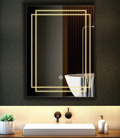 krelix LED RECTANGULAR 24 * 18 Inch Wall MirrOR L3 Bathroom Mirror-picture-37