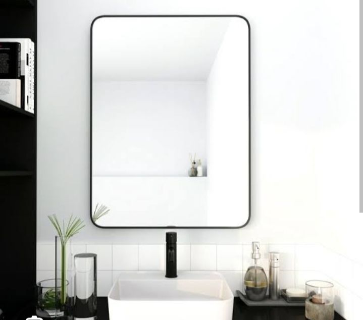 12" x 18" Inch Rectangular Mirror-06 Bathroom Mirror-image-45
